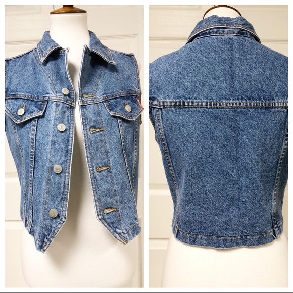 BONGO Jackets & Blazers - Bongo Cropped Denim Vest